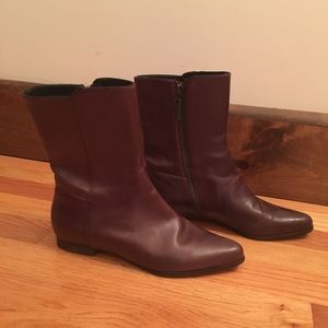 Michael Kors Leather Ankle Boots